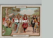 Chromo AU BON MARCHE - LOUIS XIV Le costume en 1600