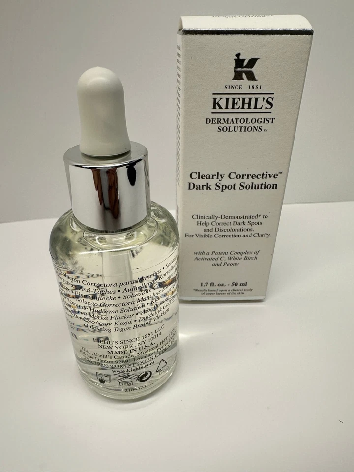 Auténtico corrector de manchas oscuras KIEHL’S Clearly Corrective 1,7 oz/50 ml Foto 2 de 4