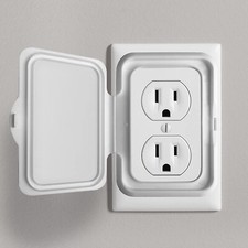 Blocsoc-new white safety outlet covers for babies