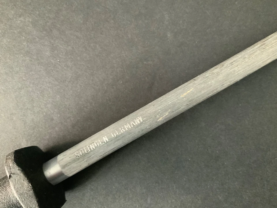 Afilador de cuchillos de acero Solingen Alemania 12" Foto 4 de 4