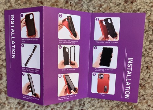 Phone Case Triple Defense Anti-Drop Protection Case iPhone 15 - Zdjęcie 7 z 7