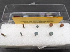 Foredom Kit 110 Mounted Abrasive Points Aluminum Oxide Silicon Carbide 8 Pcs Set