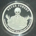 2021 Silver Shield MISSING MONEY v2 - 1oz Proof LOW COA #  "Never Forget" Series