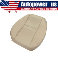 Driver or Passenger Top Leather Seat Cover Tan For 2007-2014 GMC Yukon Sierra