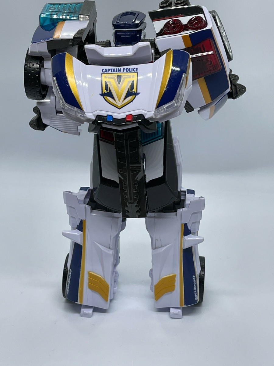 韓国トイ　トボットV トランスフォーマー　CAPTAIN POLICE New Tobot V Captain Police Transformer Robot Korea Toy