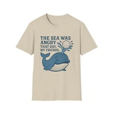 Men’s Graphic Tee Golf T-Shirt Seinfeld Whale Marine Biologist