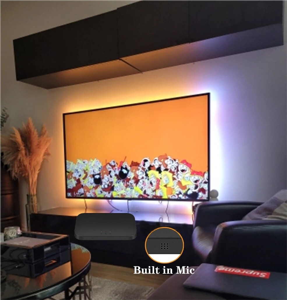 Smart Ambient TV Led Backlight For 4K HDMI 2.0 Device Sync Box Led