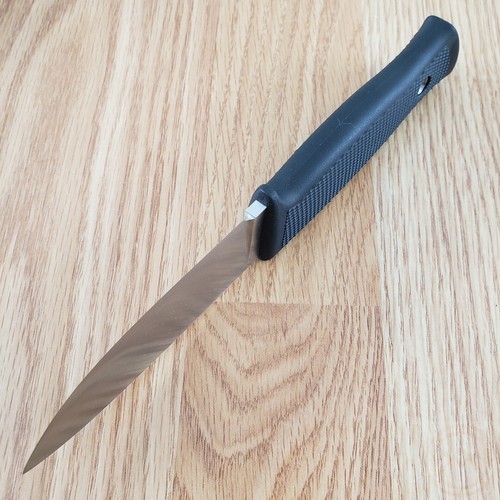 Fallkniven F1 Fixed Knife 4" Satin Elmax Steel Blade Black Thermorun Handle - Picture 6 of 12