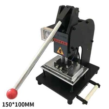 Manual Hot Foil Stamping Machine Leather Logo Embossing Machine for Leather