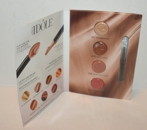 Lancome Tint Idole Liquid Eye-Blusher 4-Shade Sample Card - Picture 2 of 3
