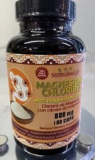 Cloruro de Magnesio Magnesium Chloride 800mg 100 capsules high absorption Mgc12