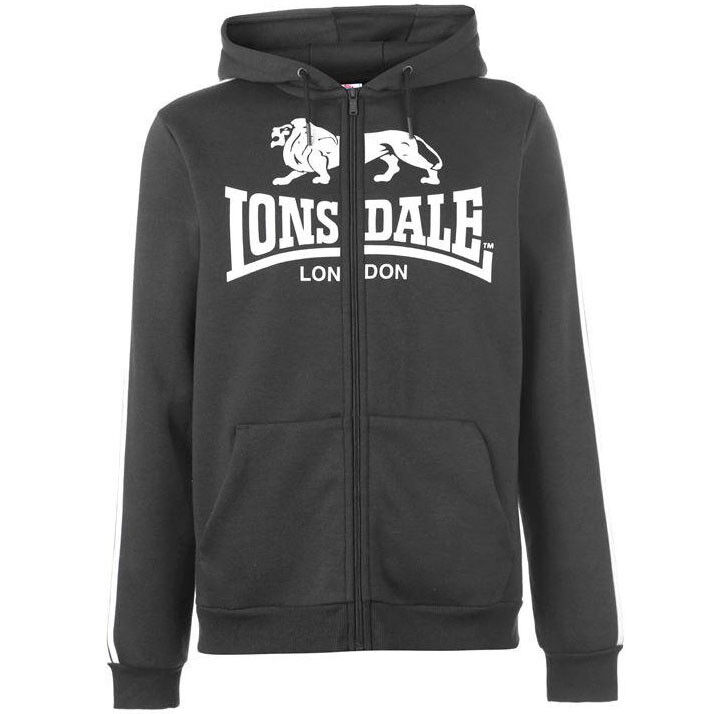 Lonsdale Men Zip Hoody Hooded Pullover Sweatshirt S M L XL Lonsdale Men Zip Hoody Hooded Pullover Sweatshirt S M L XL