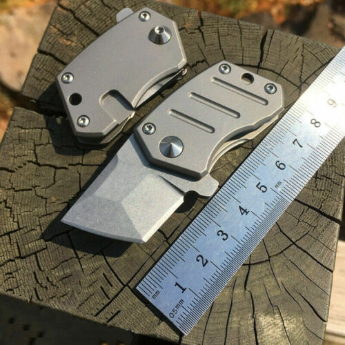 Cuchillo Plegable Mini TC4 Titanio - Hoja S35VN Tanto para EDC - Imagen 2 de 12
