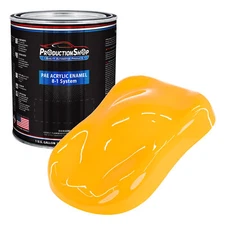 ProductionShop 1 Gallon High Gloss Chrome Yellow Acrylic Enamel Auto Paint