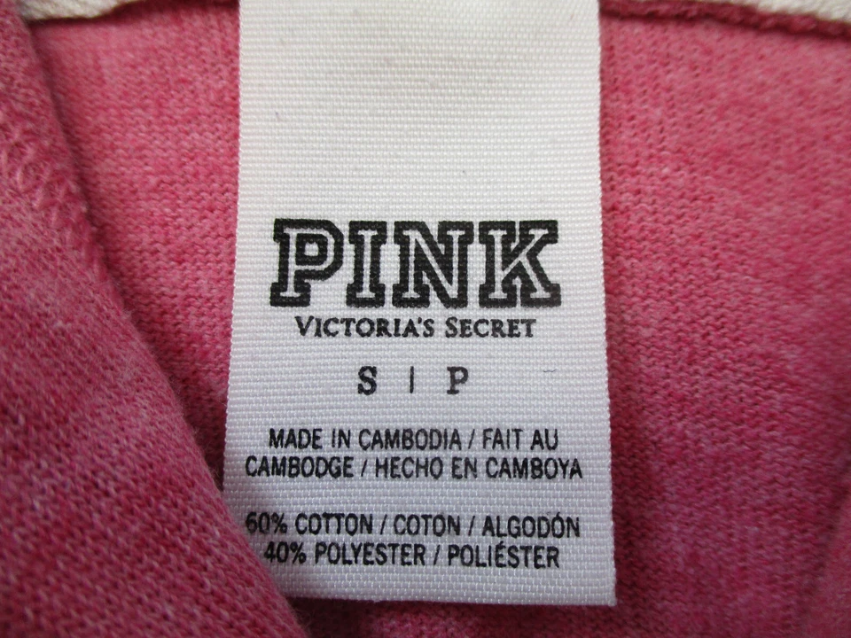 Victoria Secret розовый куртка женщин маленький серый полный молнии женщины с капюшоном сердце - Изображение 4 из 4