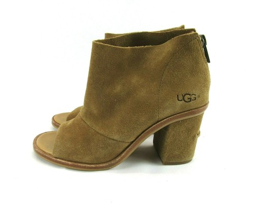 ugg ginger block heel bootie