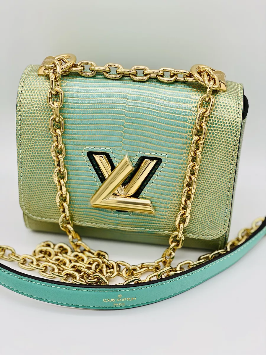 LV Green Medium Twist Bag $180