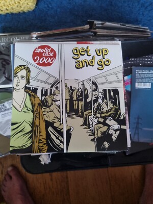 Broadcast 2000 - Get Up And Go/James Yuill Remix 7'' Vinyl NM LTD UK 