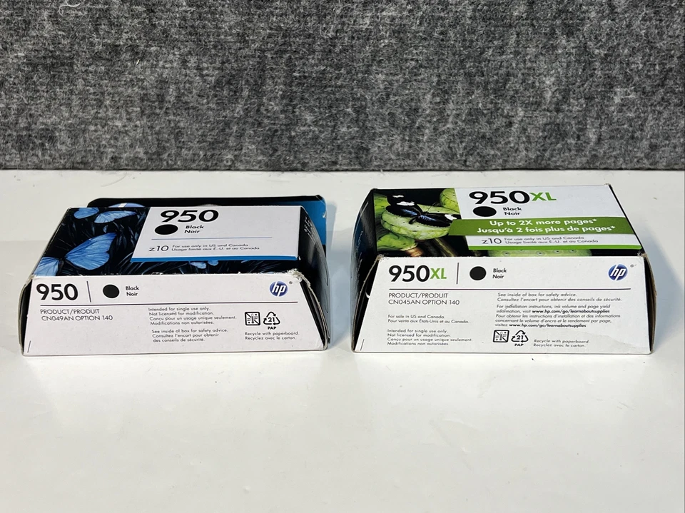 Nuevo cartucho de tinta negro genuino HP 950XL y HP 950 Foto 2 de 4