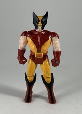 Loose Vintage 1991 Marvel X-Men WOLVERINE w/ Removable Mask Action Figure ToyBiz