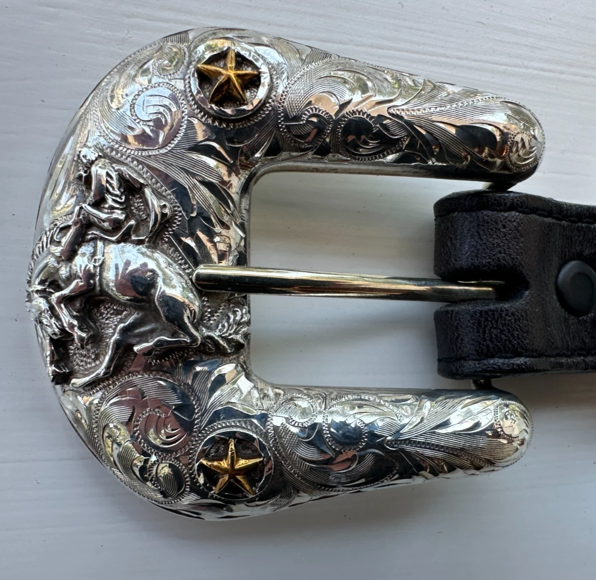 Men's Sterling Silver Belt Buckles for sale | eBay