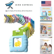 Bilingual Spanish English Talking Flash Cards for Kids Ages 2 , 510 Words