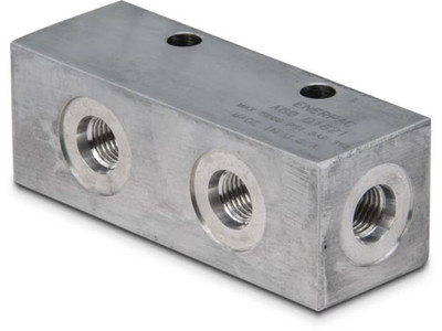 ENERPAC A60 Hydraulic Manifold, 3.5 Inch Long, 5 Port / Grainger 5UXD9 - NEW