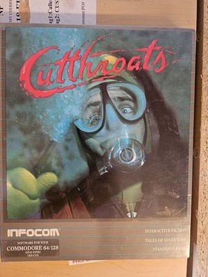 Cutthroats Commodore 64  5.25'' Infocom 1984 SEALED Interactive Fiction