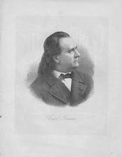 Carl Formes - Opera Singer - 1800's Historical Print