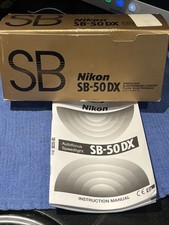 NIKON SB-50 DX SPEEDLIGHT USER MANUAL  Box