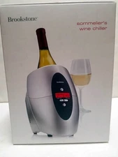BROOKSTONE SOMMELIERS ELECTRIC WINE CHILLER - FREE SHIPPING - REDUCED PRICE!