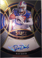 Panini Select 2025 Ray Davis Buffalo Bills Signatures Auto SP-RDS Insert