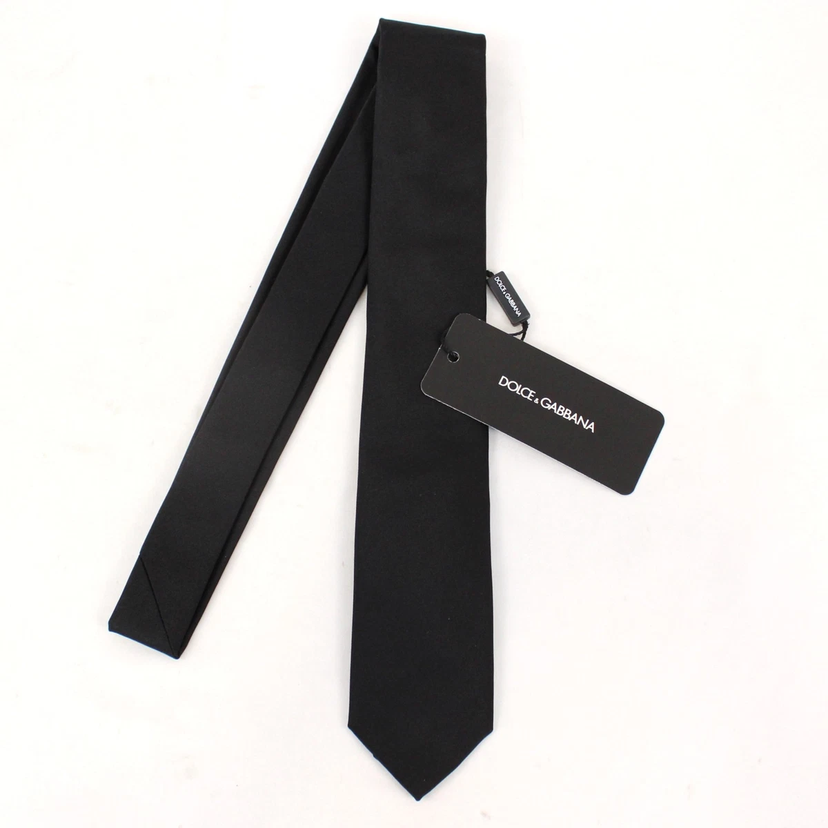 Dolce&Gabbana Black 100% Silk Ties for Men for sale | eBay
