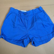 Crewcuts Girls Blue Cuffed Shorts Casual Summer Size 10