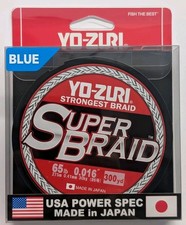 Yo-Zuri Super Braid 65 Lb Test 300 Yard Blue