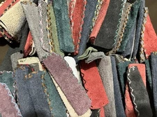 Handmade Soft Leather Pocket Knife Slips -120+ Pieces-Assorted Sizes