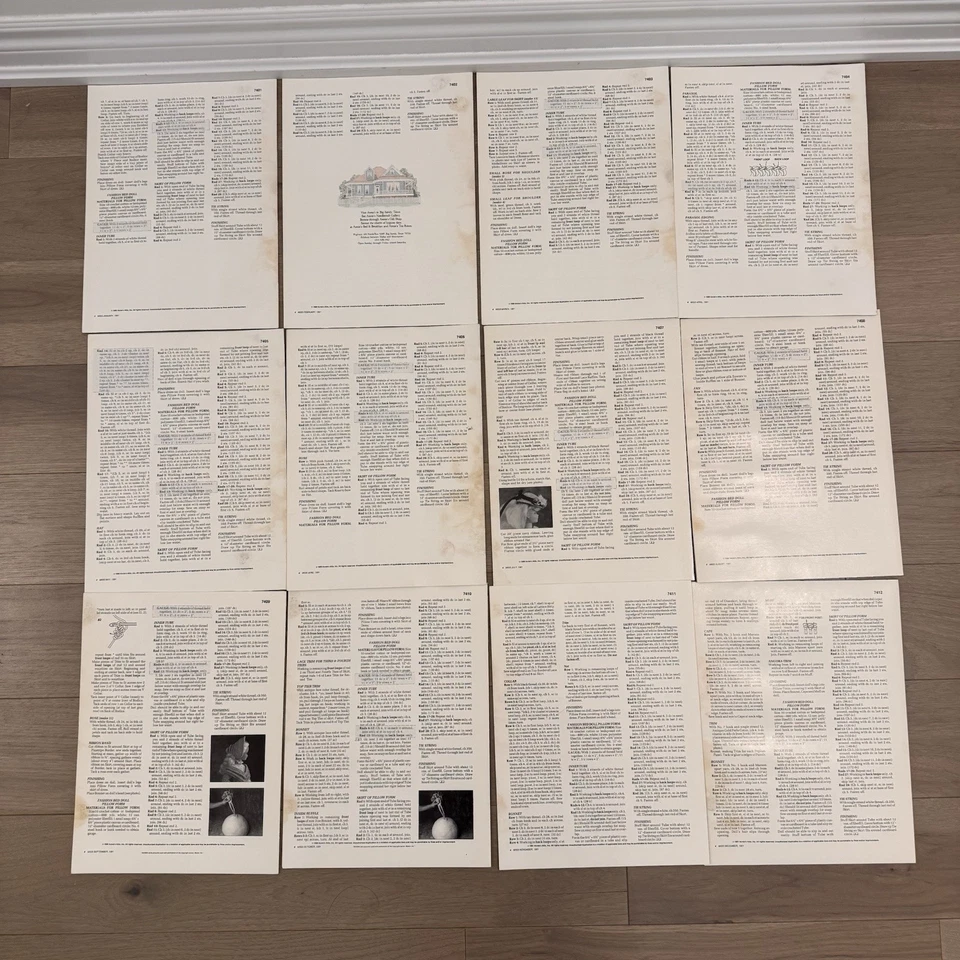 Vestido de boneca Annies Attic moda Miss 1991 folheto padrão crochê completo - Imagem 3 de 4