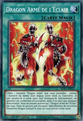 Yu Gi Oh! Blitzbewaffneter Drache BLVO-FR052 Commune auf Französisch