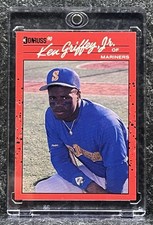 1990 Donruss Ken Griffey Jr #365 Seattle Mariners Great Centering