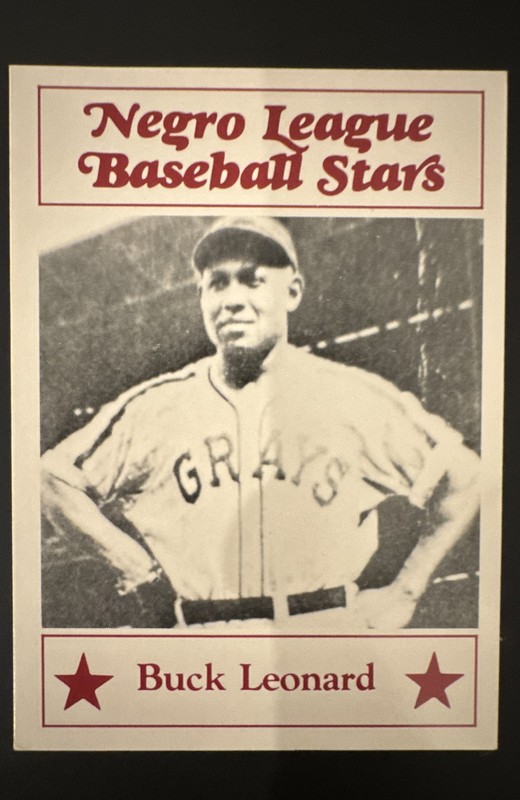 1986 Fritsch Negro League Baseball Stars - Buck Leonard #1 (RC)