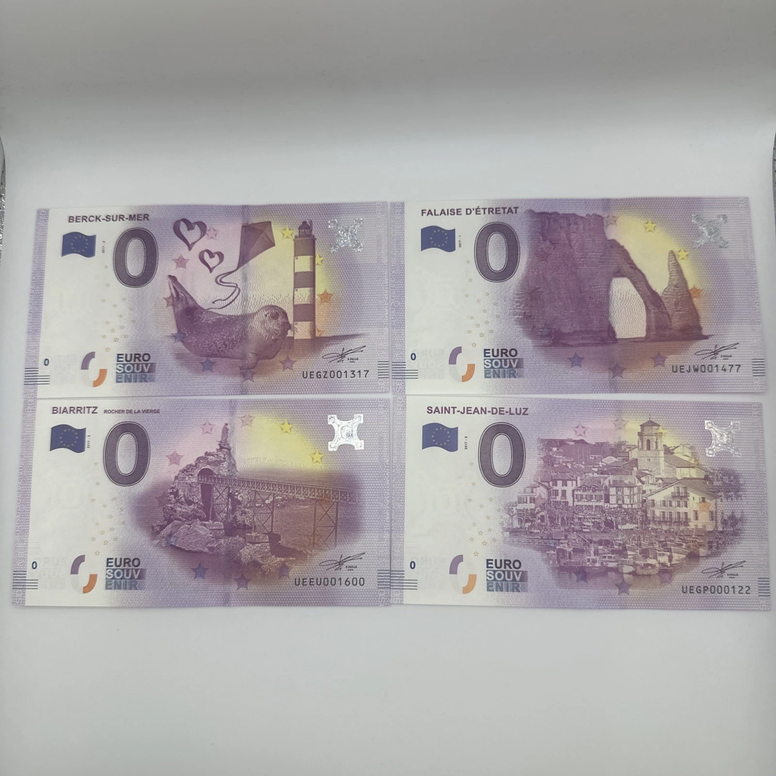 Billet Zéro 0 € Euro Touristique / Souvenir 2017
