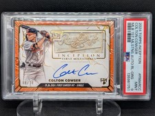 2024 Topps Inception First Milestones Colton Cowser Auto /10 PSA 9 RPA Orioles