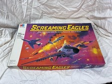 Screaming Eagles Board Game 1987 Milton Bradley 100% Complete Partially