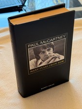 Paul McCartney Beatles  Signed Hard Cover Book  Many Years From Now COA RARE