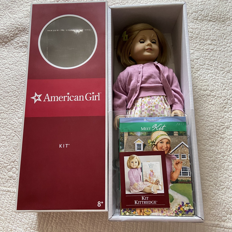 American Girl 18" doll Kit Kitteredge early 2000's 1st Edition Orig. Box EUC