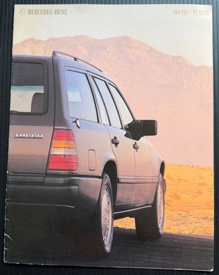1987 Mercedes Benz 300TD  (W124) Introductory Sales Brochure Catalog USA