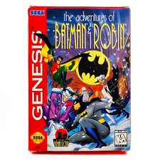 Adventures of Batman & Robin - Sega Genesis (Authentic, CIB, Ships in a Box)