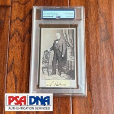 MILLARD FILLMORE Autograph CUT SIGNATURE Signed CDV * President * PSA