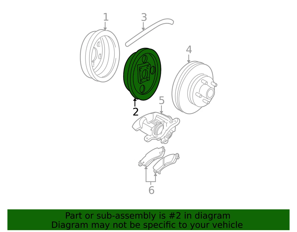 Подлинная задняя пластина GM 18046187 - Изображение 4 из 4