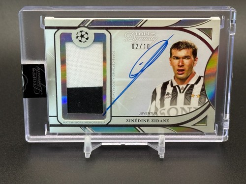 2024-25 Topps Dynasty Zinedine Zidane Auto Patch Card 02/10 - Juventus Soccer